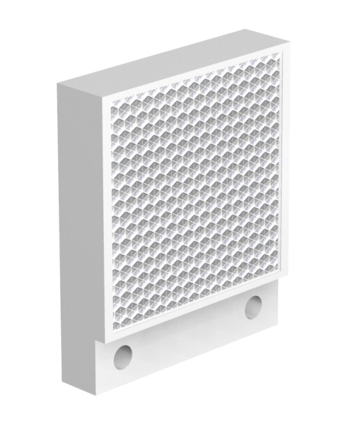 Banner Engineering Retroreflector; square; acrylic target; 34mm x 35mm; screw mount